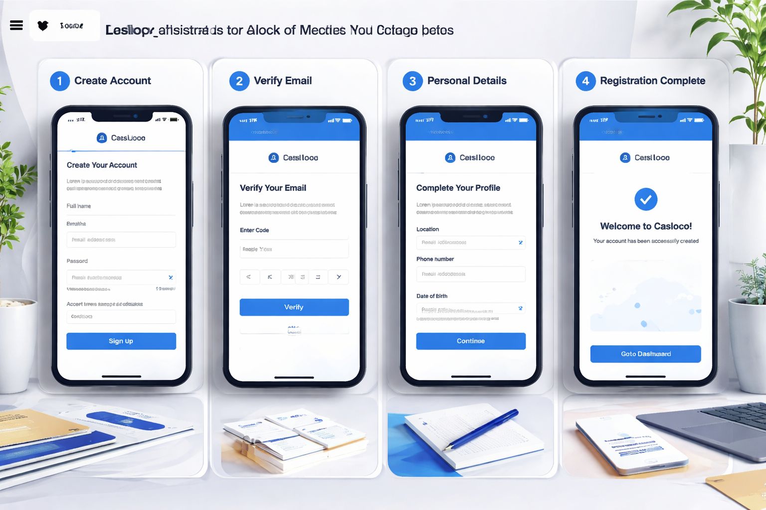 Configuración y acceso de nueva cuenta de usuario CASLOCO
